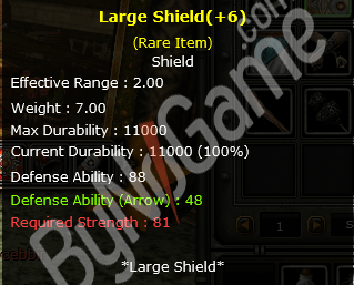 Arrow 48 Large Shield