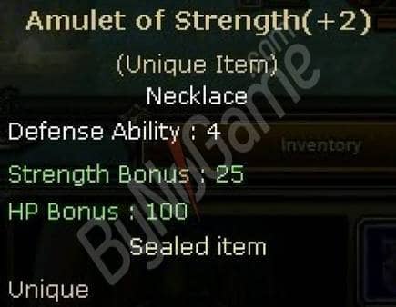 +2 Amulet Of STR