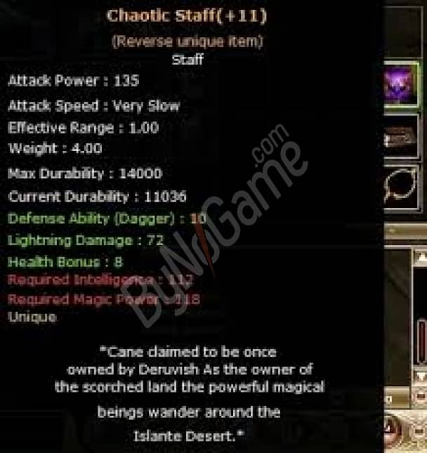 Chaotic Staff Reb +11