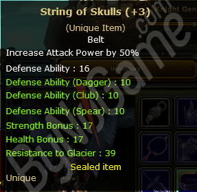 +3 String of Skulls