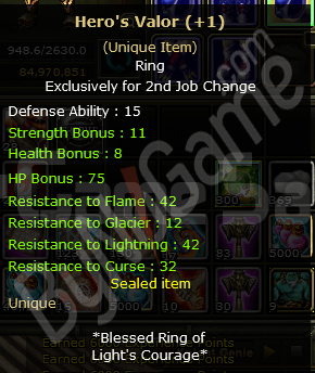 HEROS VALOR +1 TEK