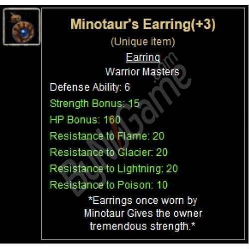 +3 MİNOTAUR EARRİNG 7/24 GÜNCEL, UYGUN FİYAT