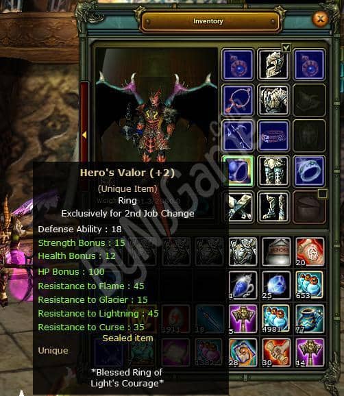 Heros Valor +2