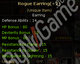 ROGUE EARRING +2 DUAL