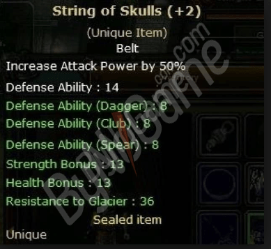 String of skulls +2 SOS