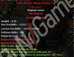 Mage Holy Boots +7 No Reb