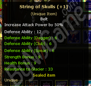 +1 String of Skulls ( hemen teslim 7/24 )