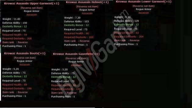 +7 Asas Krowaz Set.