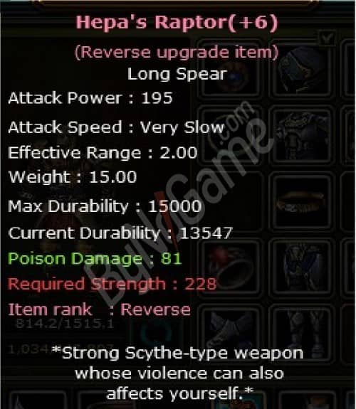 Hepa’s Raptor Reb + 6
