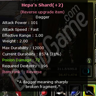 Hepa Exp Shard Reb +2 101 AP