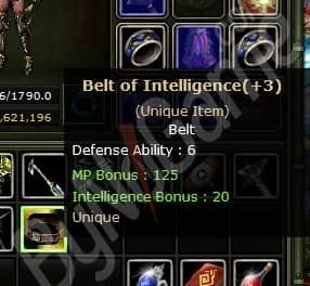 +3 Belt of intelligence
