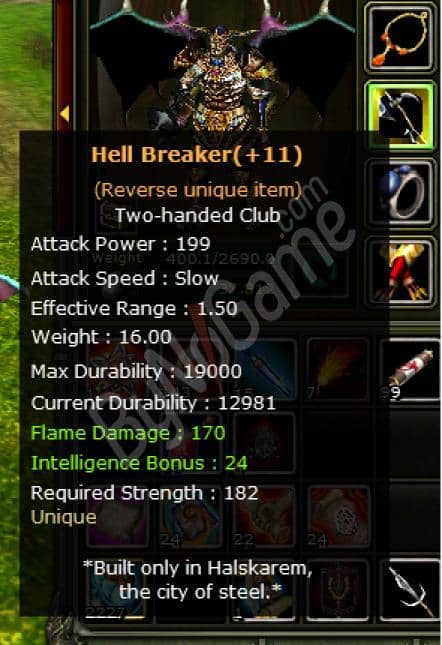 Rev. +11 Hell Breaker