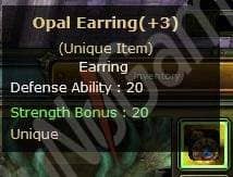 +3 Opal Earring