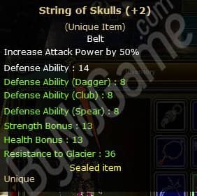 +2 String Of Skulls