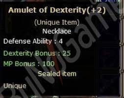 Amulet Of Dex +2