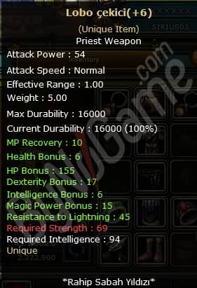 Lobo Hammer +6 Uygun fiyat