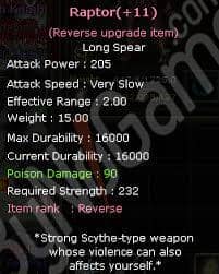 Rev. +11 Raptor