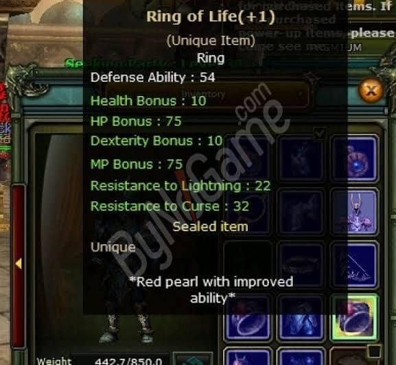 RİNG OF LİFE +1 ROL ANINDA TESLIMMM