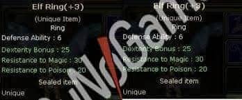 +3 DUAL ELF RİNG (7/24 HIZLI TESLİMAT