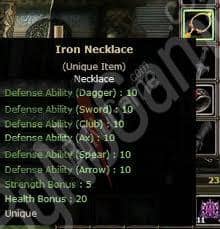 İRON NECKLACE HEMEN TESLİM