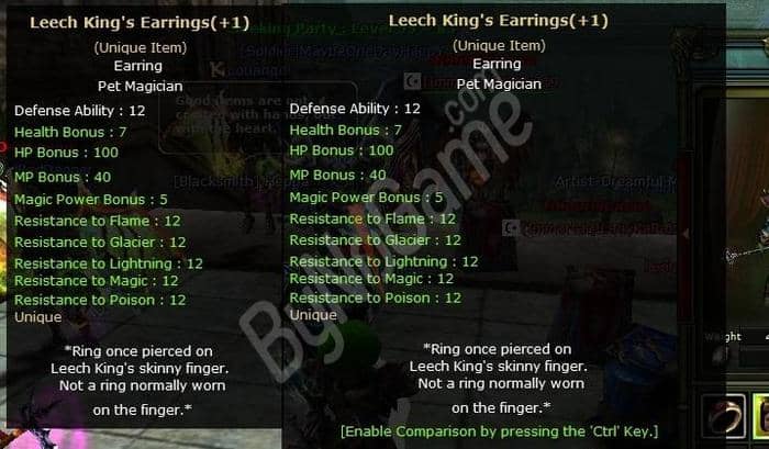 LKP / Leech King Earrings +1 Dual