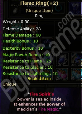 SELL +2 DUAL FLAME RING