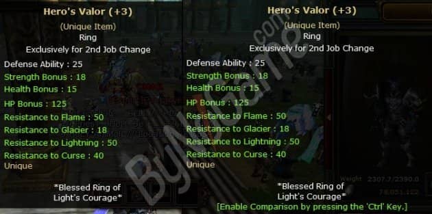 Dual +3 Herosvalor