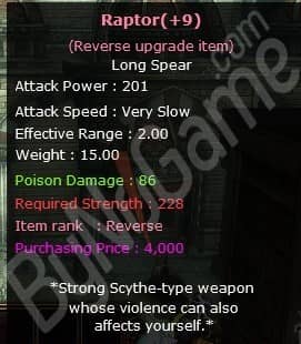 Rev. +9 Raptor