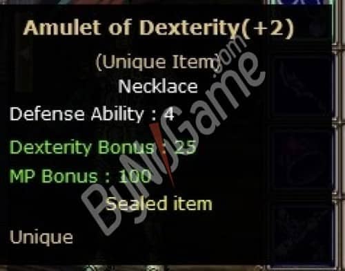 AMULED OF DEX +2