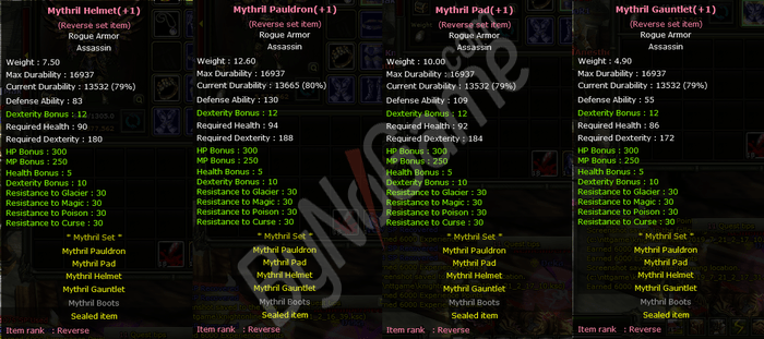 +1 Rev. Mytril 4 Parça (Bot Eksik)