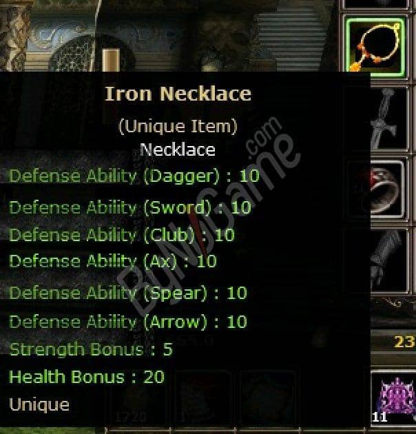 iron neck, iron necklace