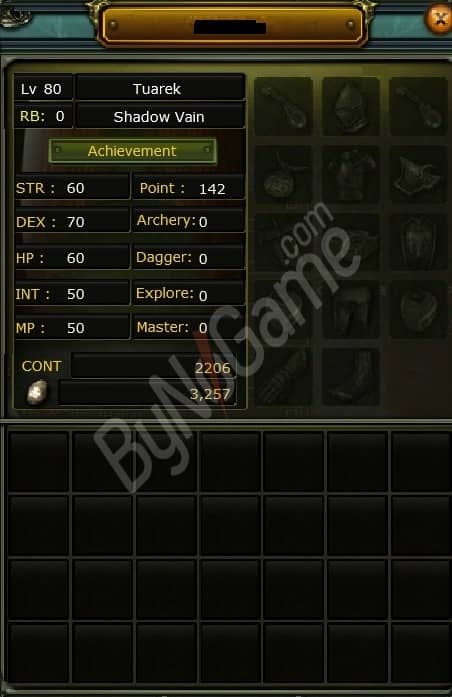 80 KARUS ROGUE SKILL STAT SIFIRLANMIŞ RİNGDEDİR