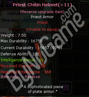+11 REB PRİEST CHİTİN HELMET