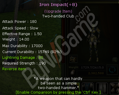 +8 İron İmpact No Reb