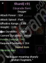 Shard +9 NO REB