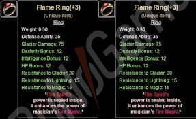 Dual +3 Flame Ring