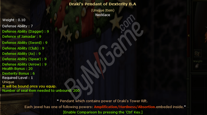 SELL DRAKİ PENDANT DEX B.A