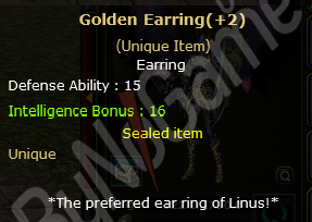 +2 Dual Golden Earring