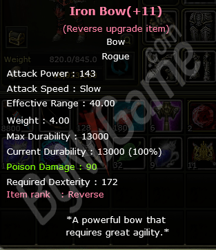 Reb 11 EXP İron Bow