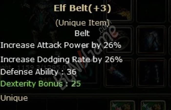 +3 Elf Belt