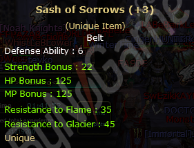 SELL SASH OF SORROWS(+3)