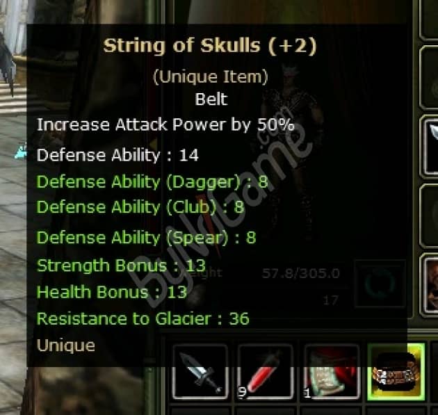 String of Skulls +2