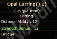 +1 Opal Earring