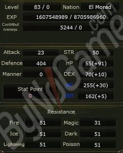 83 LVL Human Kız Mage