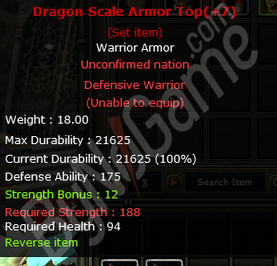 SELL > DRAGON +7 SET