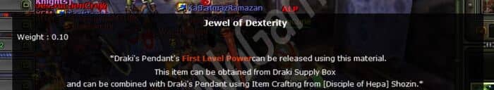 Jewel Of Dexterity
