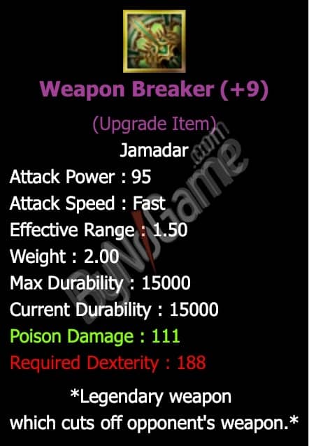 weapon breaker +9