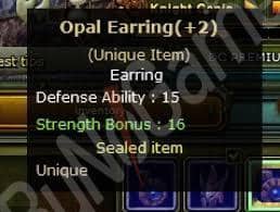 SELL +2 OPAL EARRİNG