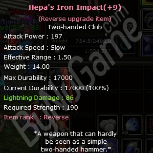 Rev +9 Hepa’s Iron Impact