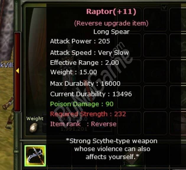 Raptor +11